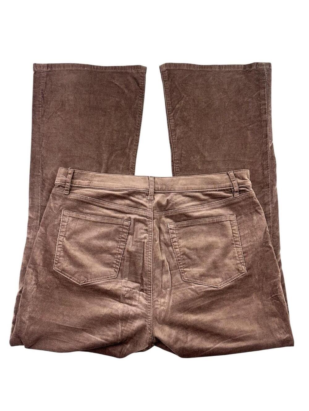 Y2K LOFT Chocolate Brown High Rise Flare‎ Corduroy Pants